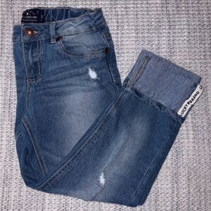 Lucky Brand Little Girl’s Distressed Denim Jeans